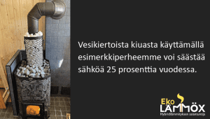 Säästä sähköä saunomalla